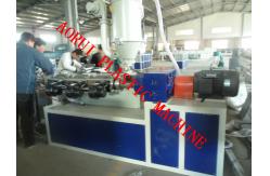 China Electrical Conduit Plastic Pipe Extrusion Line PP PE , Single Screw Extruder supplier