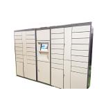 Self-service Touch Screen Electronic Laundry Drop Lockers with Advertising and Remote System for sale