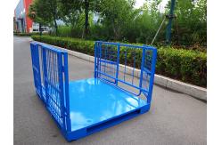 China 1000kg - 2000kg Load Bearing Pallet Cages With Padlock Locking System supplier
