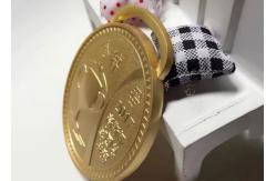 China First Place Metal Custom Sports Medals 4mm Thickness With Trophy Cup Pattern supplier