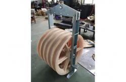 China BV 916mm Wheels Sheaves Bundled Cable Pulling Pulley Stringing Block supplier