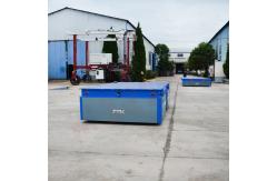 China Hydraulic Lifting Automatic Transfer Cart , 25 Tons Heavy Duty Transport Trolley supplier