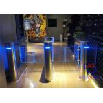 Gym Security Swing Gate Turnstile Waist High RFID Access Control for sale