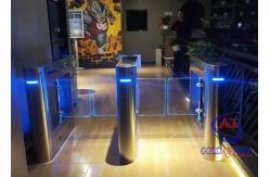China Gym Security Swing Gate Turnstile Waist High RFID Access Control supplier
