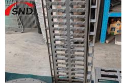 China Strip Opening Cast Iron Clark Drain Gully Grate 500*500mm With Spray Paint supplier
