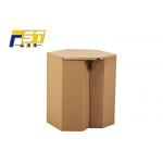 Lightweight Corrugated Box Furniture Environmental Friendly With Recycling Materials
