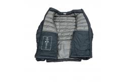 China Winter Coat Electric USB Powered Heated Jacket 6 graphene elements With Zipper supplier