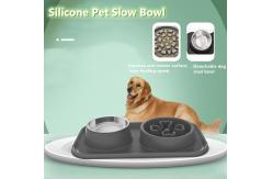 China Slow Feeder Food Puzzle Dog Bowls with Lick Mat supplier