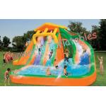 0.55mm PVC Tarpaulin Kids Giant Inflatable Pool Slides Toys Commercial Grade for sale