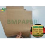 High Tensile Virgin Fibres 70grs 80grs Unbleached Cement Sack Kraft Paper Reels for sale