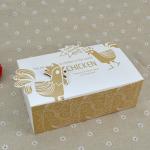 Logo Printed Popcorn Chicken Box , Disposable Paper Box For Fast Food for sale