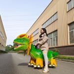 Kiddie Animatronic Dinosaur Ride Coin / Remote Control Dinosaur Ride On for sale