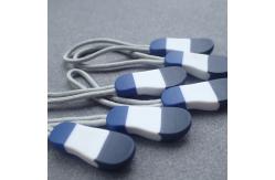 China Plastic Embossed Zipper Slider Puller For Handbag supplier