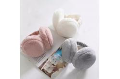 China Foldable Rechargeable Heated Ear Warmers 65Degrees Temperature supplier