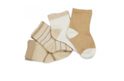 China To sample processing custom GOTS organic cotton baby socks, children socks supplier