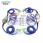Multi - Channels Fiber Optic Rotary Joint  High Speed With Aluminum Housing for sale