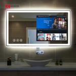 JCVISION Hotel Home Touch Screen Mirror TV Android LED Smart Bathroom Mirror IP65 for sale