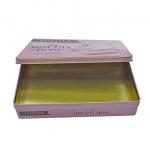 Waterproof 1C Printing Biscuit Tin Box Metal Tin Packing for sale