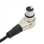 Right Angle 90 Degree XLR 4pin Female Connector for ARRI Monitor DSLR Rig for sale