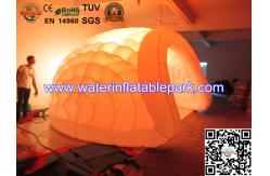 China Lighting Inflatable Luna Tent For Party , Light Dome Tent Inflatable Igloo supplier