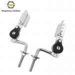 Wanjusheng Stainless Steel Furniture Hardware Adjustable Sofa Headrest Folding Mechanism Hinge Design Kitchen Living Room School for sale