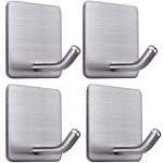 SUS304 Stainless Steel Heavy Duty Adhesive Hooks Removable Hooks For Walls for sale