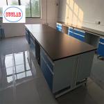 Steel Wood Chemistry Lab Workbench Laboratory Furniture Malaysia DTC105 DEG Hinges Fire Resistant For Safety Operations for sale