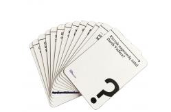 China 305gsm 30x40x50cm Custom Printed Playing Cards Matt Lamination 0.2kg With Tuck Box supplier