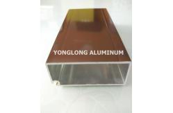 China Sliding Wardrobe Anodized Aluminum Structural Framing 1.2 / 1.4 Thinckness supplier