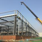 Customized Logo Steel Structure Warehouse For H Beam Beam Working Scope Fabrication for sale