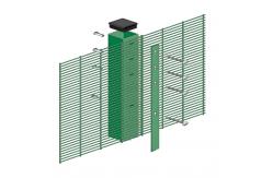 China Clear View Metal Steel Fence Anti Climb 358 High Security Fence Panel supplier