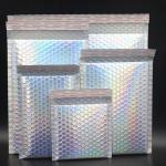 Laser Holographic Mini Compostable Bubble Mailers for sale