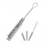 FTTH Large Fiber Drop Wire Clamp Anti Aging Round Single Self Adjustable for sale