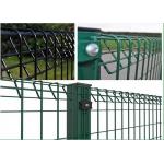 Roll Top 4mm BRC Welded Wire Mesh Fence Square Post for sale