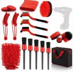 19Pcs Car Detailing Brush Set PP For Cleaning Car Interior Exterior for sale