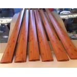 Bullet Shaped Metal Ceiling Baffles Aluminium Suspended V Shaped