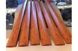 China Bullet Shaped Metal Ceiling Baffles Aluminium Suspended V Shaped supplier