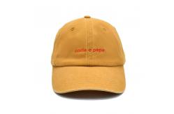 China Blank Unstructured Cotton Washed Distressed Dad Hats 6 Panel Custom Embroider supplier