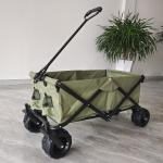 Beach Wagon Cart Grocery Slider Cart Collapsible Utility Folding Wagon Stroller for sale