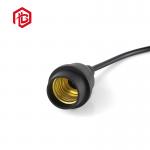 PVC Material Waterproof E27 Lamp Holder for -20C-80C Temperature Range and Resistance for sale