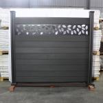 Lightweight Wpc PU Stone Fence Panel Faux Polyurethane 3D Wall Board for sale