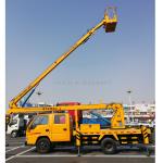 10M 20-22M Faw High Altitude Operation Truck , Truck Mounted Aerial Platforms 100km/h for sale