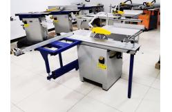 China 1500W Wood Pressing Machine Semi Automatic Woodworking Table Saw supplier