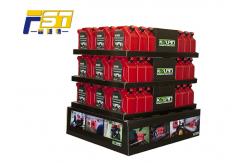 China Innovative Two - Sides Cardboard Pallet Display , Chocolate Pallet Retail Display With Shelves supplier