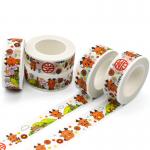 No Fading CMYK Kawaii Washi Paper Masking Tape Width 18mm