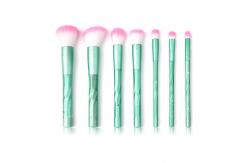 China Plastic Taklon Synthetic 7pcs Complete Makeup Brush Set supplier