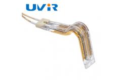 China OEM Infrared Heating Element Tube L Shape 3D Contoured 85 Heat Efficiency supplier
