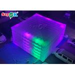 Square Giant LED Light Inflatable Air Tent For Fairs Event SGS ROSH