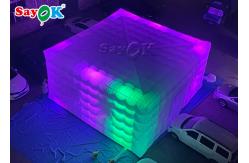 China Square Giant LED Light Inflatable Air Tent For Fairs Event SGS ROSH supplier