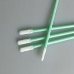 Electronics Cleaning 70mm Double Layer Polyester Swab With PP Stick for sale